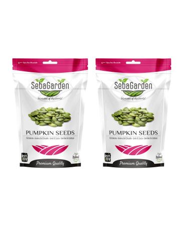 Seba Garden Pumpkin seeds 2kg quality class AA raw protein source GWS (grown without shell) high fiber content iron source genetic engineering (AA-Class) 2 kg