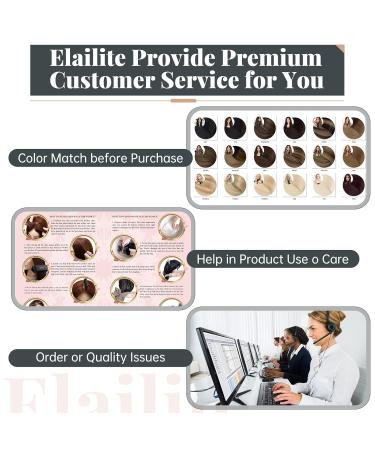 Elailite Invisible Tape-In Extensions - Real Remy Human Hair 20pcs 35cm #24 Natural Blonde - Premium Quality Hair Extensions - Buy Online on GoSupps.com