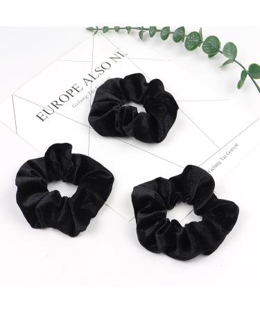 Kavya Hair Tie - 12 Soft Monochrome Elastic Scrunchies for Girls & Women | Perfect Hair Accessories - Buy Online on GoSupps.com