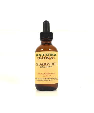 Pure Cedarwood Essential Oil 2 OZ / 60 ML in Amber Glass Graduated Dropper Bottle. Premium Therapeutic Grade Texas Cedarwood Oil. Use in Diffuser Aromatherapy. - Buy Online on GoSupps.com