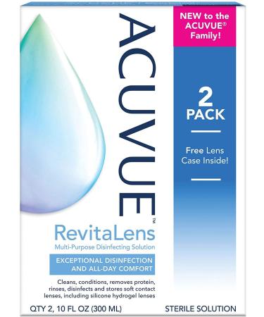 ACUVUE RevitaLens Multi-Purpose Disinfecting Solution 10 oz (Pack of 2)