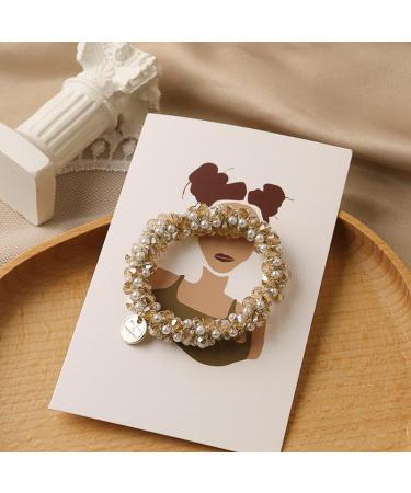 4 Pieces Crystal Hair Accessories Elastic Stretch Hair Bands Pearl Rhinestone Headbands Hair Accessories for Women and Girls Fashion Hair Accessories for Women - Buy Online on GoSupps.com