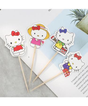 48 PCS Cute Kitties Cupcake Toppers Cat Cupcake Toppers for Adults Kids Birthday Party Decorations Supplies Baby Shower Decorations(Kitties) Pack of 48 - Buy Online on GoSupps.com