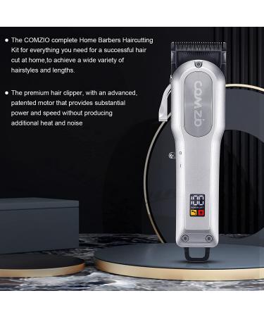COMZIO Professional Cordless Hair Clippers for Men - Rechargeable Beard Trimmer with LED Display - Buy Online on GoSupps.com