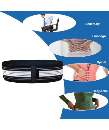 Sciatica Pain Relief Belt - Adjustable Postpartum Tummy Tuck Girdle for Men & Women - Lightweight Durable 47" Length 3.5" Width - Effective Pain Relief Solution - Buy Online on GoSupps.com