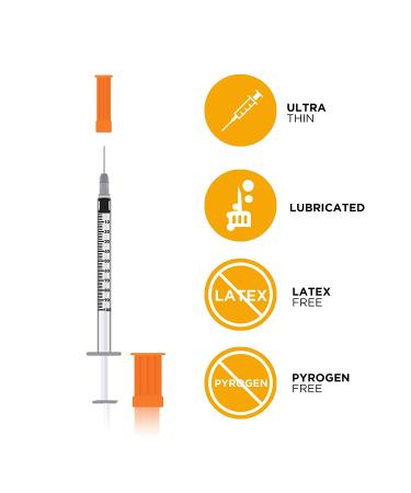 Care Touch Insulin Syringes 30g 5/16 - 8mm 1cc (Pack of 100) | Buy Online Today - Buy Online on GoSupps.com