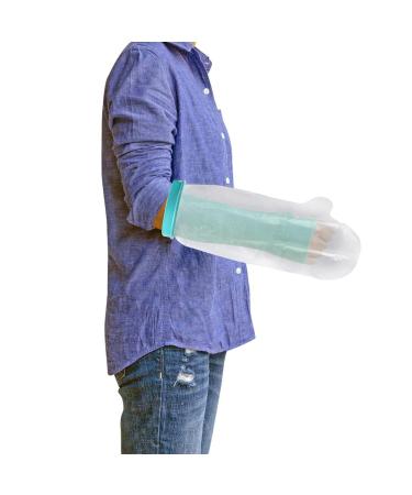 Waterproof Cast Cover Arm Waterproof Arm Cover for Shower Waterproof Cast Cover Arm Adult Plaster Cast Waterproof Cover Arm for Bandages Plasters Waterproof Hand Cover for Shower for Adult Kids