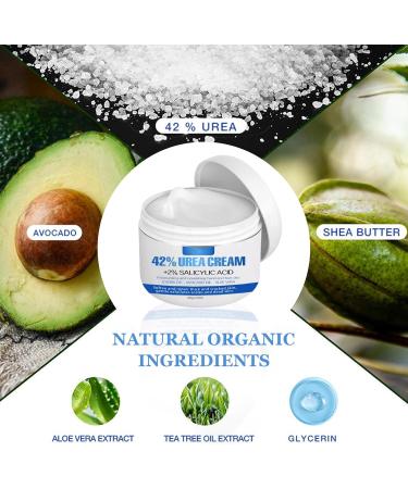 Urea Foot Cream 40% Urea Cream Cracked Heel Repair Cream with 2% Salicylic Acid Foot Cream for Cracked Heels and Dry Skin Moisturizing Callus Remover for Hand Foot Skin Care - Buy Online on GoSupps.com