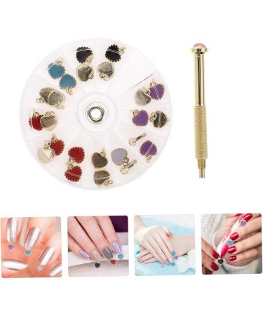 Ipetboom 1 Set Nail Pendant Nail Tools Nail Art Jewelry Dangle Nail Jewelry Nail Charms Nail Diy Pendant Decors Nail Art Decoration Nail Decor Alloy Drilling Tool Perforation 8x8cm Colorful - Buy Online on GoSupps.com
