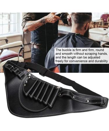 Hairdressing Bag Leather Hairdressing Scissors Pouch PU Leather Barber Shears Bag With Waist Shoulder Belt Hair Stylist Shears Comb Tools Pouch Holder (Black) - Buy Online on GoSupps.com