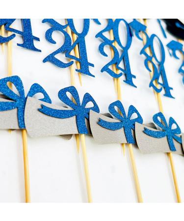 Geanlian 2022 Graduation Cupcake Toppers (72 Pieces) Class of 2022 Cupcake Toppers 2022 Grad Graduation Appetizer Dessert Decoration Picks - Buy Online on GoSupps.com