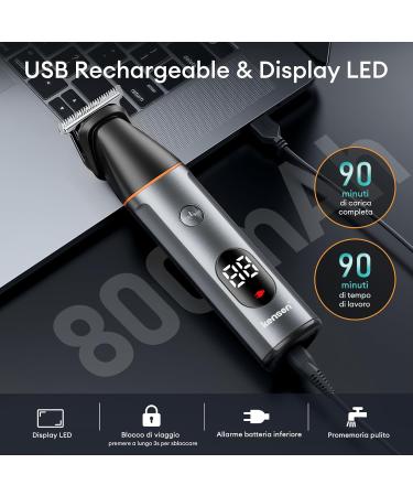 Buy Kensen 3-in-1 Body Hair Trimmer for Men - Waterproof Manscaping Groomer Groin & Pubic Hair Razor Perfect Gift in Gray - Buy Online on GoSupps.com