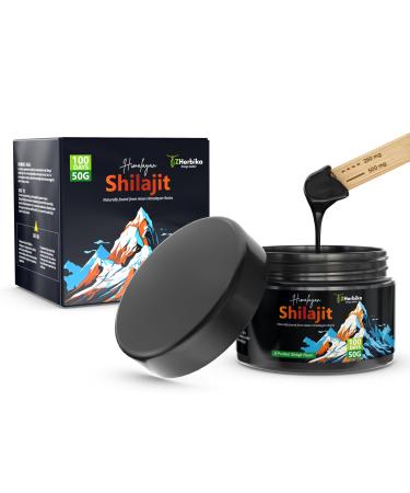 ZHerbika Pure Himalayan Shilajit Resin - 300 mg High Potency for Men & Women | 75% + Fulvic Acid | 85+ Trace Minerals | 60 Servings for Immune Support & Energy Boost.