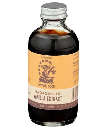 Beyond Good Madagascar Vanilla Extract 4 Fl Oz - Pure, Organic Flavor - Buy Online on GoSupps.com