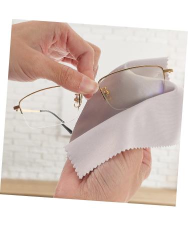 FRCOLOR 20pcs Glasses Cleaning Cloth - Ultra Soft Lens Cleaner for Eyeglasses Electronics & More - 17.5x14.5CM Grey - Buy Online on GoSupps.com