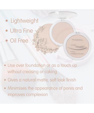 Noble Gifts - Compact Fixing Powder Sheer Matt Setting Powder with Vitamin E Long Lasting Pressed Make Up Foundation (202 - Natural Beige) - Buy Online on GoSupps.com