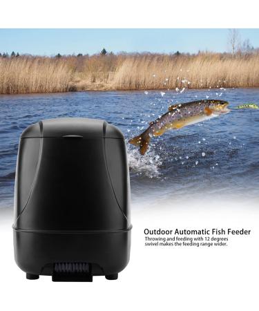 CUEI Automatic Fish Feeder 10L Large Capacity Pond Outdoor Intelligent Automatic Fish Food Feeding Dispenser Multi Gear Adjustment Control Fish Food Timer for Garden Pond Aquarium Koi Fish - Buy Online on GoSupps.com
