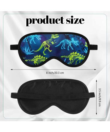 6-Piece Kids Shark Dinosaur Sleep Mask Set | Soft Satin Eye Mask for Boys | Adjustable Straps | Light Blocking Eye Cover | Kids Night Mask | 6 Styles - Buy Online on GoSupps.com