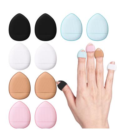 WLLHYF 10 Pieces Mini Sponges Powder Puff Finger Puff Triangle Soft Makeup Powder Puff for Mineral Powder Cosmetic Loose Powder Wet Dry Foundation Christmas Costume Festival Beauty Tool - Buy Online on GoSupps.com
