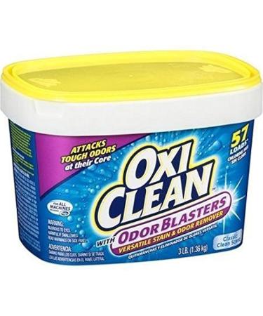 OxiClean with Odor Blasters Classic Clean Scent Versatile Stain and Odor Remover 3 lb.