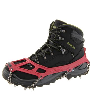 Kahtoola MICROspikes Footwear Traction for Winter Trail Hiking & Ice Mountaineering Red Large