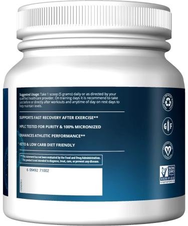 MRM Nutrition Creatine Monohydrate 500 | 100% micronized | Amino acids | Muscle Recovery + Energy Production | Keto + Low-carb Friendly | Performance Powder | 100 Servings Unflavored 1.1 Pound (Pack of 1) - Buy Online on GoSupps.com