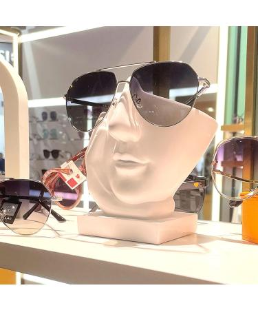 Stylish Glasses Holder Stand & Sunglasses Display Rack | Sculpted Nose Design | Perfect Gift for Spectacles | Color: B - Buy Online on GoSupps.com
