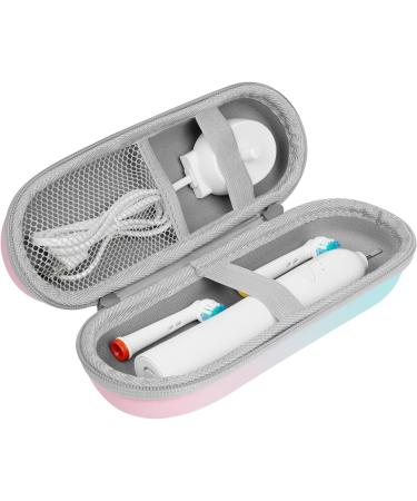 LOPHE Electric Toothbrush Travel Case Dustproof Toothbrush Storage Holder Portable Toothbrush Protective Cover Bag Electric Toothbrush Case Container for Business Camping Travel (Green Pink) - Buy Online on GoSupps.com