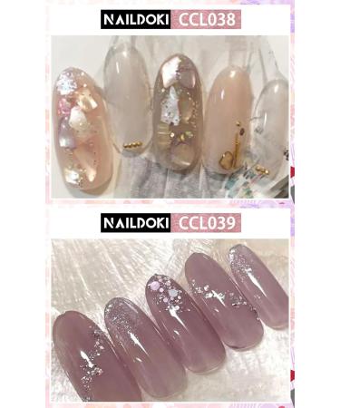 NAILDOKI 6 Sheets Full Wraps Nail Polish Stickers Strips Self-Adhesive Gel Nail Art Designs Decals for Women Girls (D-12) - Buy Online on GoSupps.com
