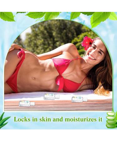 Dansib 12 Pcs Mini Aloe Vera Gel Bulk for Christmas Wedding Party 1oz Soothing Moisture Aloe Gel Bulk Travel Size for Thank You Gifts Christmas Favors Wedding Party (Beach) - Buy Online on GoSupps.com