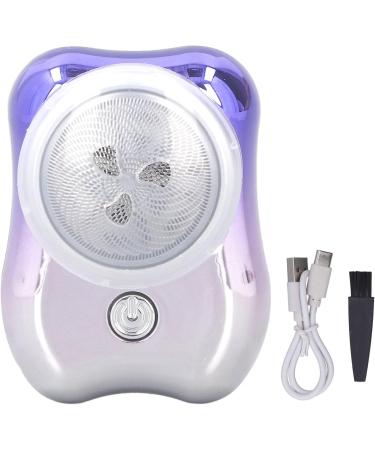 Mini Electric Trimmer | Waterproof Beard Cutter | Low Noise Travel Grooming Brush - Gradient Purple - Buy Online on GoSupps.com