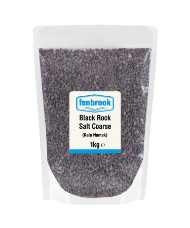 Black Coarse Rock Salt (Kala Namak) 1kg by Fenbrook
