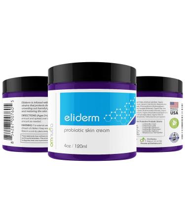 Topical Probiotic Skin Cream - 4oz Jar for Eczema, Psoriasis, Acne & Nail Fungus Treatment | Moisturizing Probiotic Lotion with 13 Strains | Pure Aloe Vera Gel Infused - Buy Online on GoSupps.com