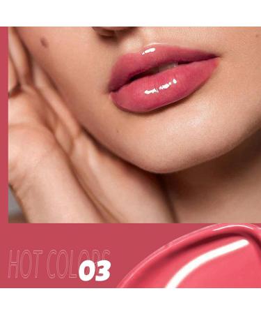Jelly Lipstick | Long-Lasting Natural-Looking Jelly Lipstick | Pressing Lip Balm for Working Shopping Gathering Home Dating Traveling Wolwes 03 - Buy Online on GoSupps.com