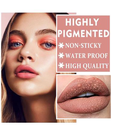 IONSGAKO Matte Nude Lipstick Velvet Lip Gloss - Fairy Pink | Long Lasting, Waterproof Lipstick for Women - Daily Lip Makeup - Buy Online on GoSupps.com