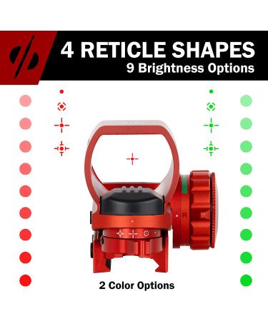 Dagger Defense DDHT Series Red Dot Scope Optic | Combat Vet Owned Company - Buy Online on GoSupps.com
