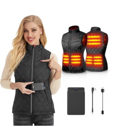 PERTEL Heated Vest Electric Heating Jacket Waistcoat for Men Women with Battery