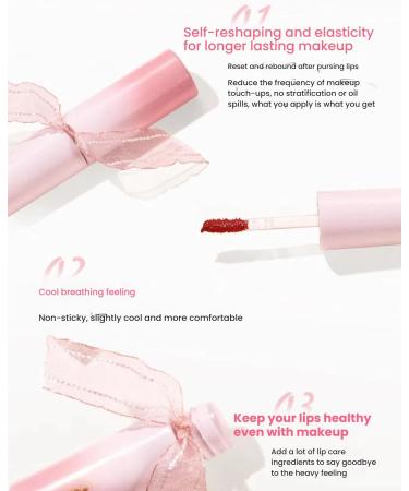 Meidimeijia Waterlight Ribbon Lip Gloss Glassy enlarged non-sticky shine (02# chase) - Buy Online on GoSupps.com