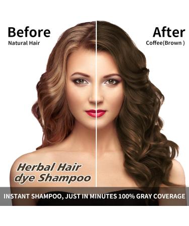 Shampoing Colorant 500 ml Hair Sye Shampoo 3 en 1 & 50 ml Shampooing & 50 ml Apr s-Shampoing Longue Dur e-Naturelle Shampooing Cheveux Color s Instantan pour Homme Femme (Dark Brown) - Buy Online on GoSupps.com