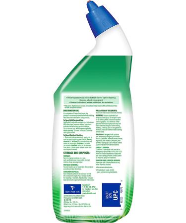 Lysol Toilet Bowl Cleaner Gel - Forest Rain Scent, 24oz | Disinfectant, Stain Remover for Effective Cleaning - Buy Online on GoSupps.com