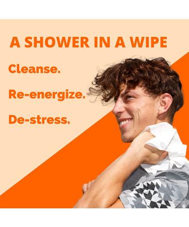 HyperGo Full-Body Rinse-Free Hypoallergenic Biodegradable Bathing Wipes All Natural  Refreshing Anytime Anywhere  Post Workout  Camping  Travel  Daily Life  12x12 X-Large 20-count  Unscented 1 Pack UnscentedÂ  20 Count ( - Buy Online on GoSupps.com