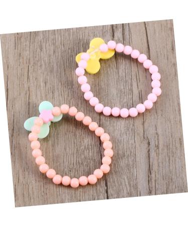 Vicasky 6 STK Candy-Colored Children's Arch Bracelets | Cute Girl Bracelet Accessories | Loop Arm Bands for Kids - Buy Online on GoSupps.com