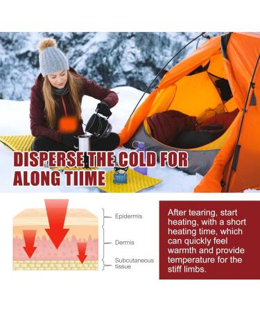 Body & Hand Super Warmers - 40 Odorless Air Activated Warmers for Up to 18 Hours of Heat - Safe & Long Lasting - Perfect for International Shipping - Buy Online on GoSupps.com