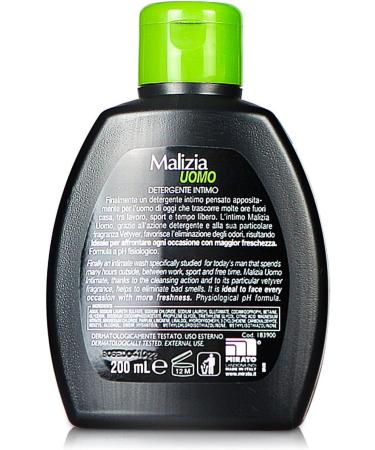 Malizia Uomo Vetyver Intimate Soap 200ml - Buy Online for Freshness & Hygiene | International Shipping Available - Buy Online on GoSupps.com