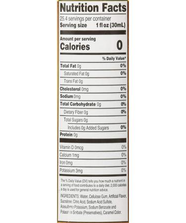 Jordan's Skinny Syrups Vanilla  Sugar Free Flavoring Syrup  25.4 Ounce Bottle - Buy Online on GoSupps.com