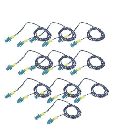 10 Pair Fusion Ear Plugs Howard Leight Earplugs Reusable by Honeywell