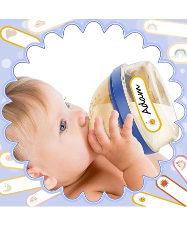 400 PCS Personalized Boho Baby Daycare Name Labels - Ideal for Bottles, Toys, Food Containers, Lunchbox, Cups - Baby Name Stickers for Daycare - Buy Online on GoSupps.com