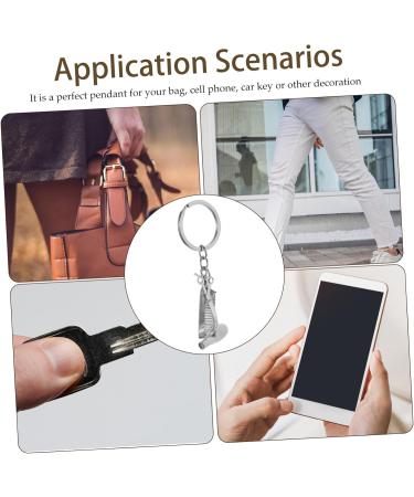 IWOWHERO Hair Dryer Keychain the choker blow dryer hanging ornaments hair stylist jewelry decorate decorations key Key Chain - Buy Online on GoSupps.com