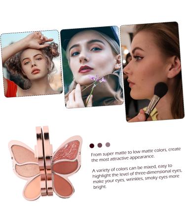 FRCOLOR 1pc Eyeshadow Palette Shimmer Eyeshadow Glitter Eye Shadow Cheek Blusher Woman Lip Gloss Portable 1 count (Pack of 1) As Shown 1 - Buy Online on GoSupps.com