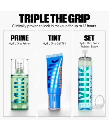 Milk Makeup Hydro Grip Hydrating Gel Skin Tint 12HR Lightweight Buildable Coverage with Hyaluronic Acid for Natural Dewy Finish Non-Comedogenic 6 Light Medium w/Neutral to Cool Undertones 1oz - Buy Online on GoSupps.com